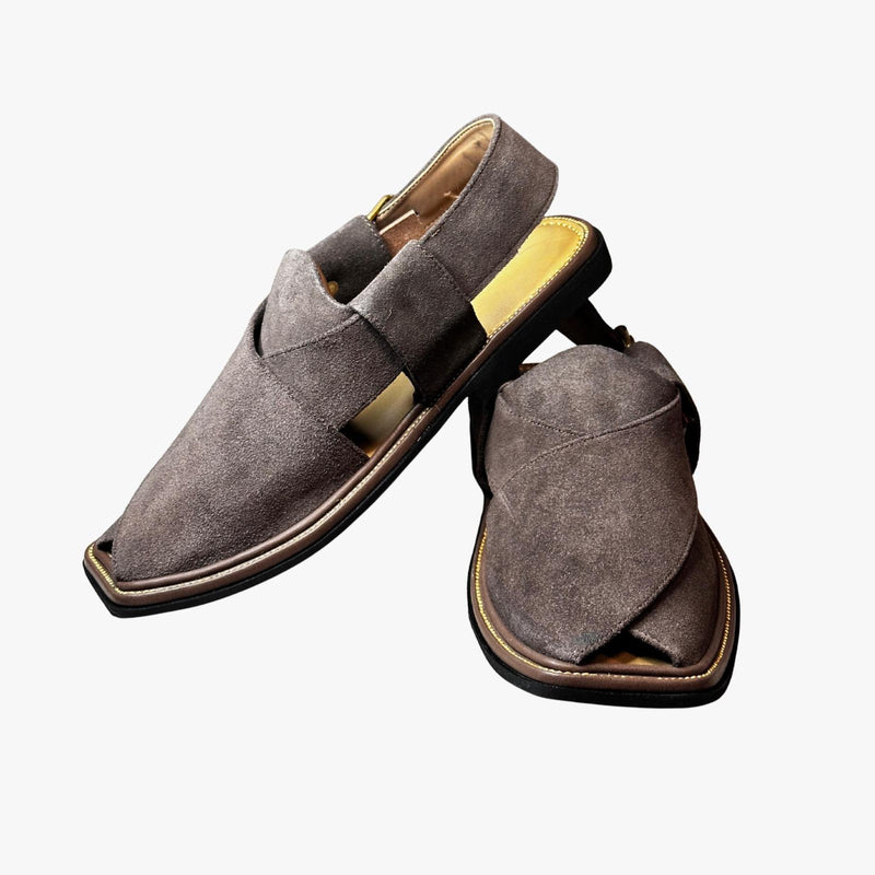 Suede Peshawari Chappal