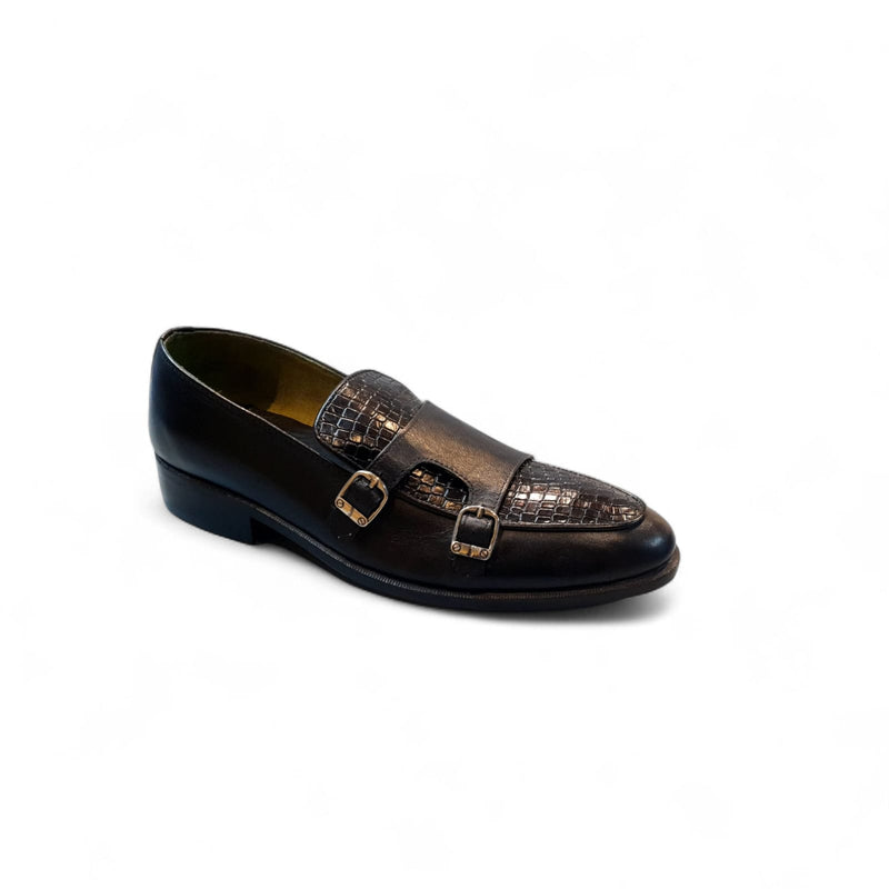 Double Monk Style Loafers