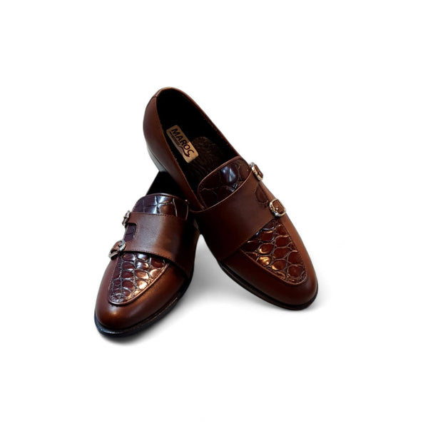 Double Monk Style Loafers