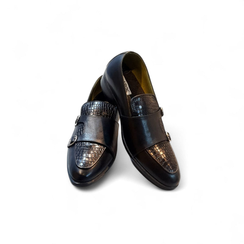 Double Monk Style Loafers