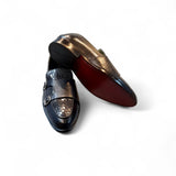 Double Monk Style Loafers