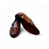 Double Monk Style Loafers