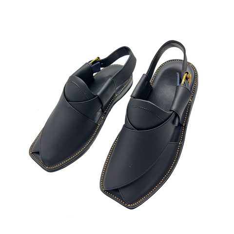 Black Zalmi Chappal