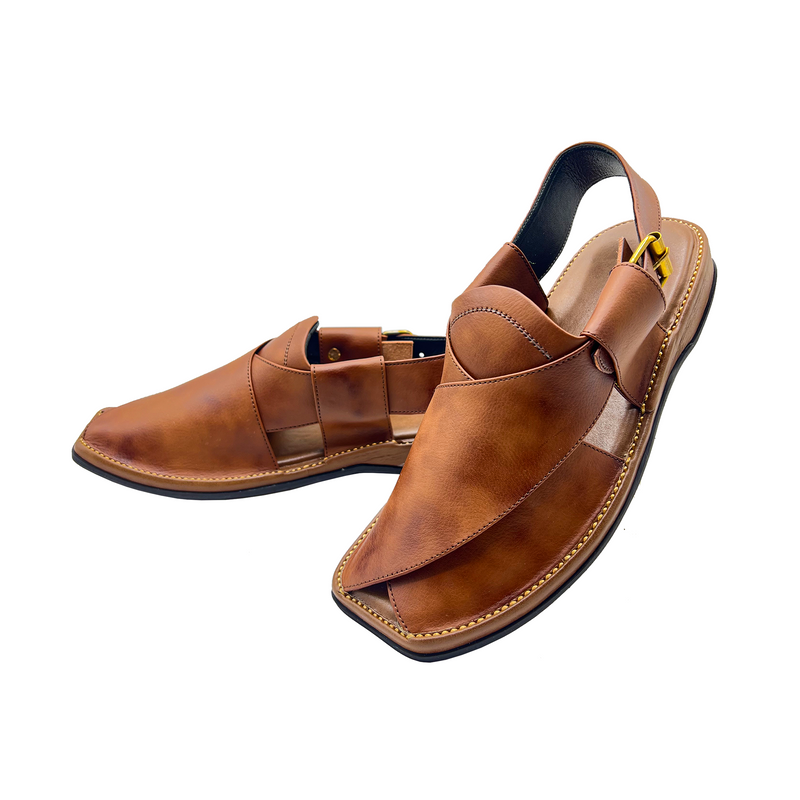 Double Shade Zalmi Chappal By Royal Ateliers